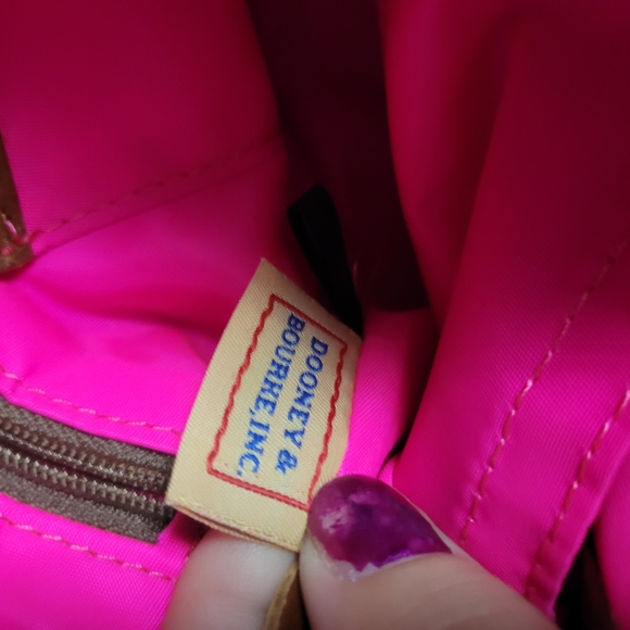 Dooney & Bourke Red and Blue Wristlet - Picture 5 of 9